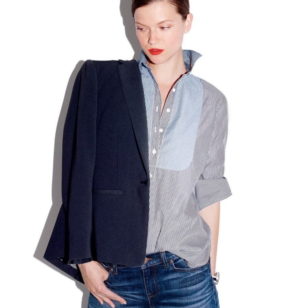 J. Crew Bib Popover Shirt